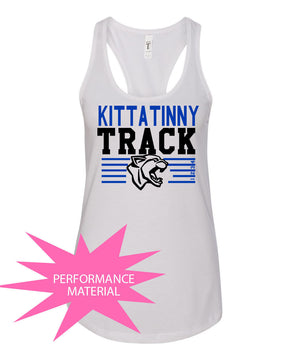 Kittatinny Track Performance Racerback Tank Top Design 5