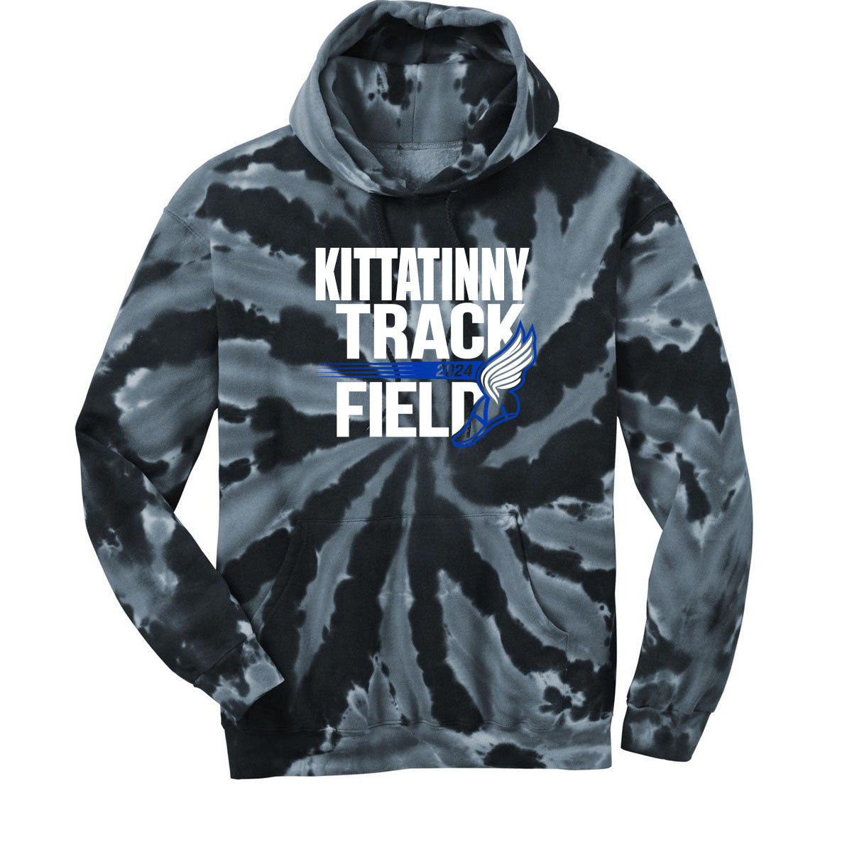 Kittatinny Track Tie-Dye Hooded Sweatshirt Design 6