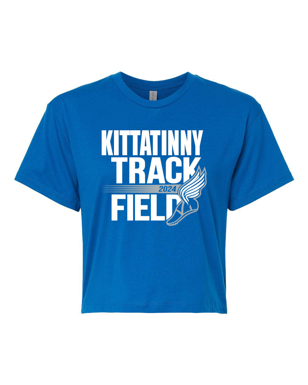 Kittatinny Track Design 6 Crop Top