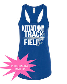 Kittatinny Track Performance Racerback Tank Top Design 6