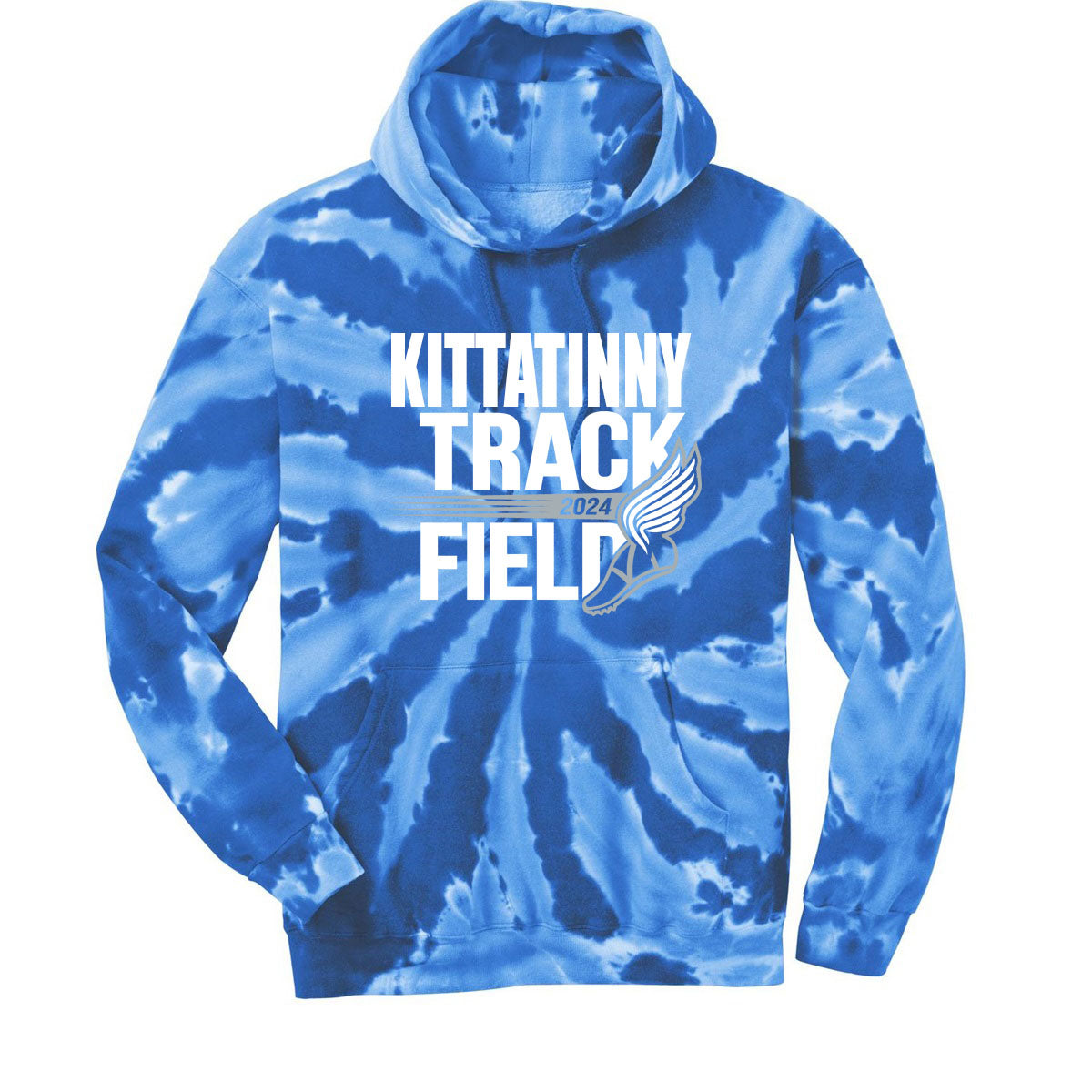 Kittatinny Track Tie-Dye Hooded Sweatshirt Design 6