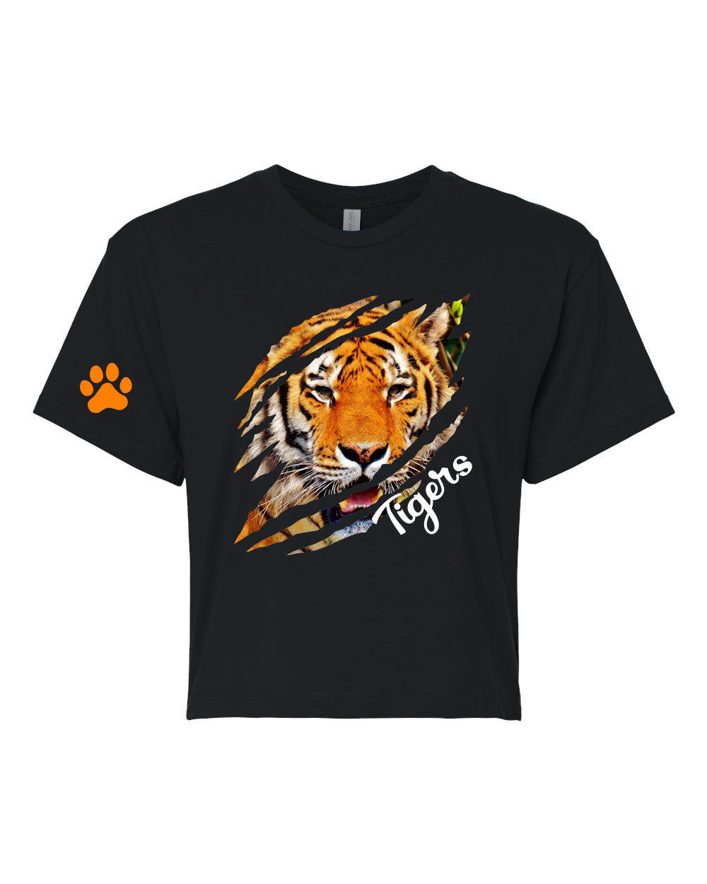 Tigers Design 10 Crop Top