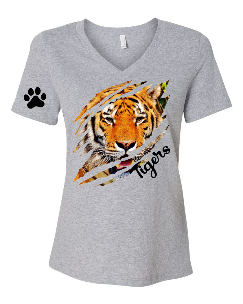 Lafayette Tigers Design 10 V-neck T-Shirt