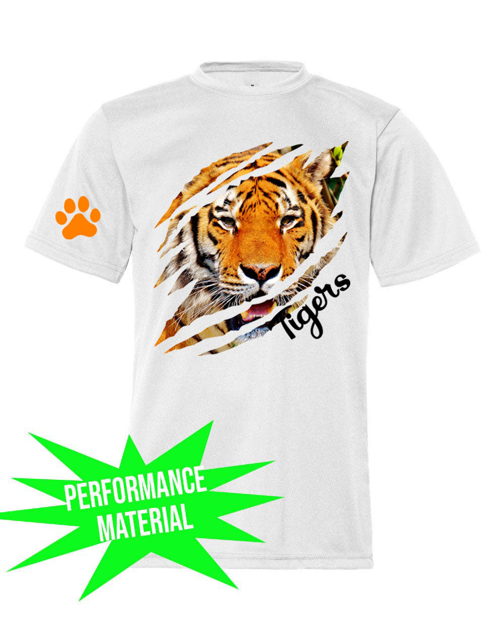 Lafayette Tigers Performance Material T-Shirt Design 10