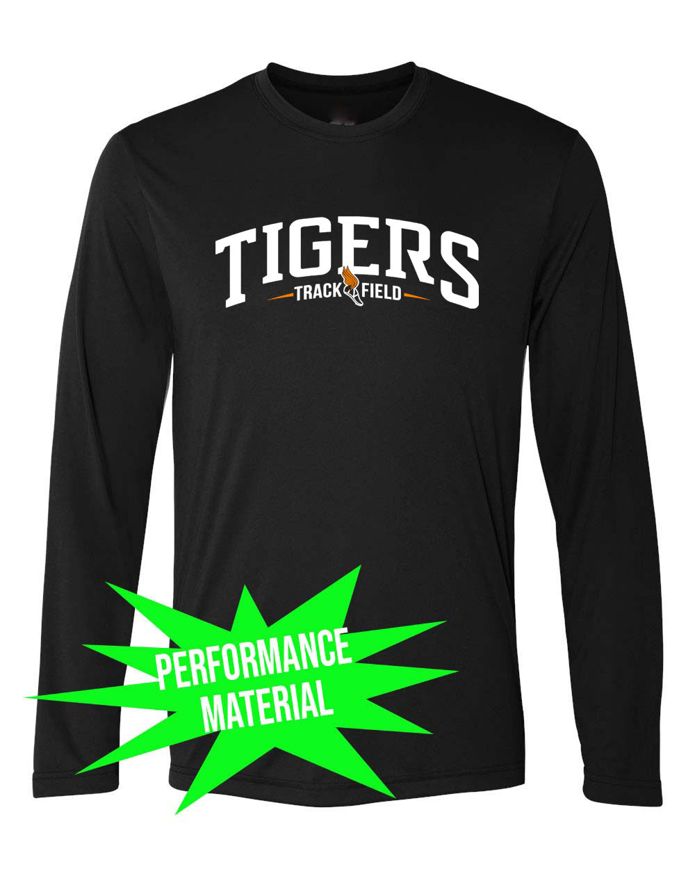 Lafayette Track Performance Material Long Sleeve Shirt Design 1