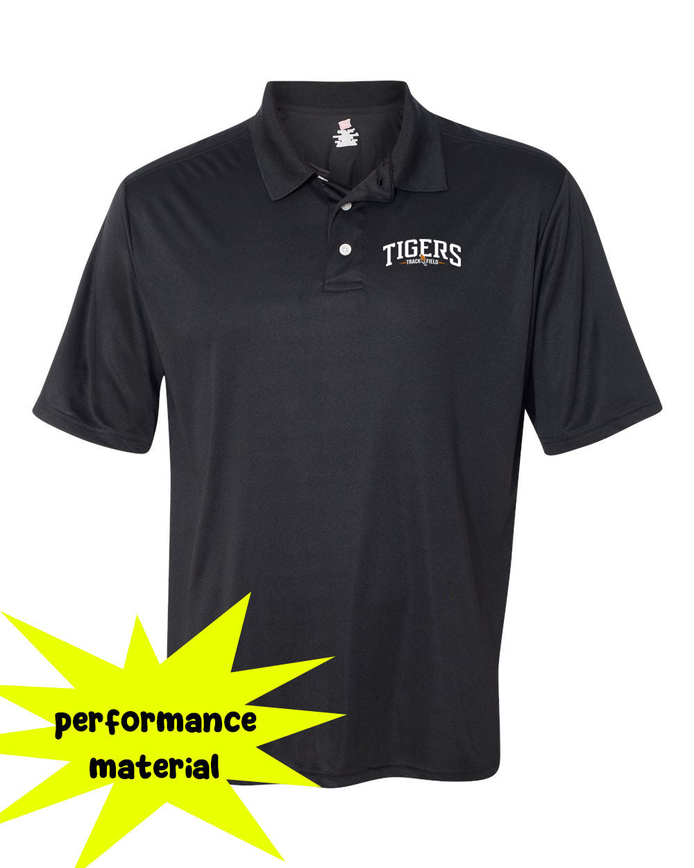 Lafayette Track Performance Material Polo T-Shirt Design 1