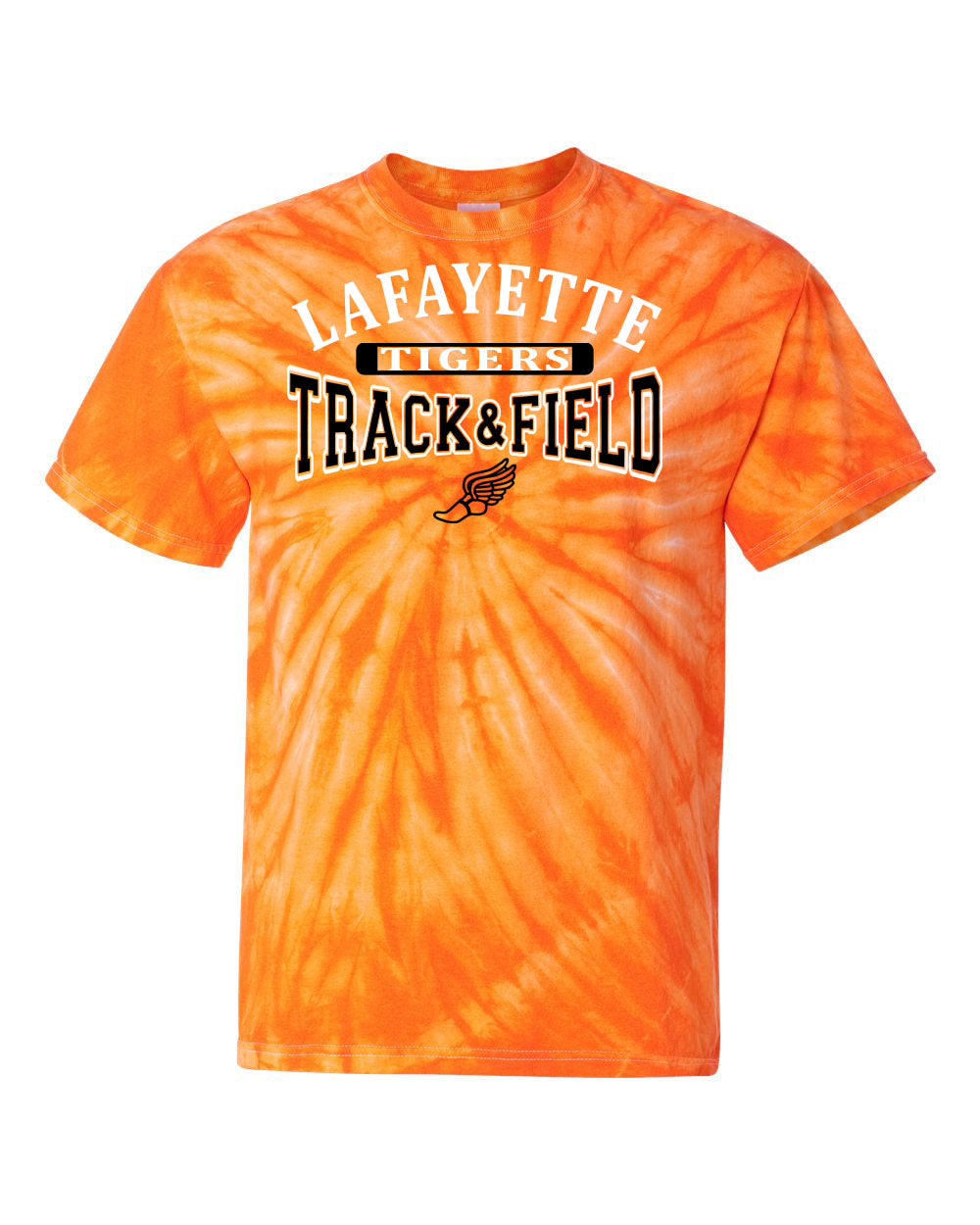Lafayette Track Tie Dye t-shirt Design 2