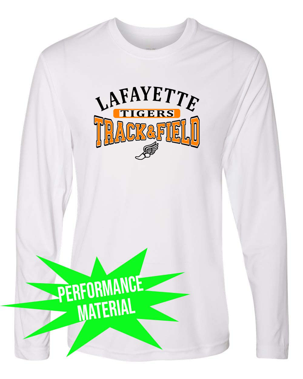 Lafayette Track Performance Material Long Sleeve Shirt Design 2