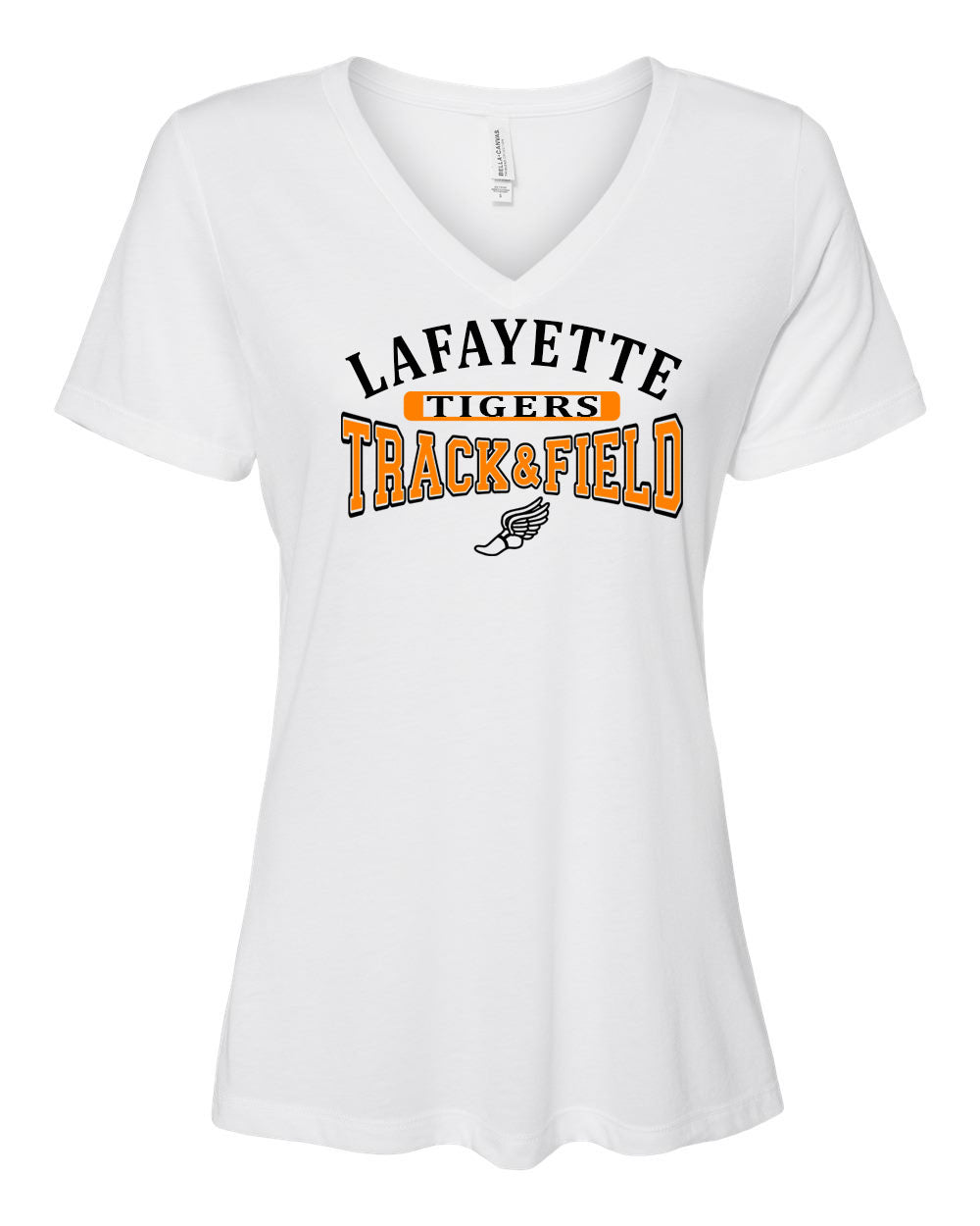 Lafayette Track V-Neck T-Shirt Design 2