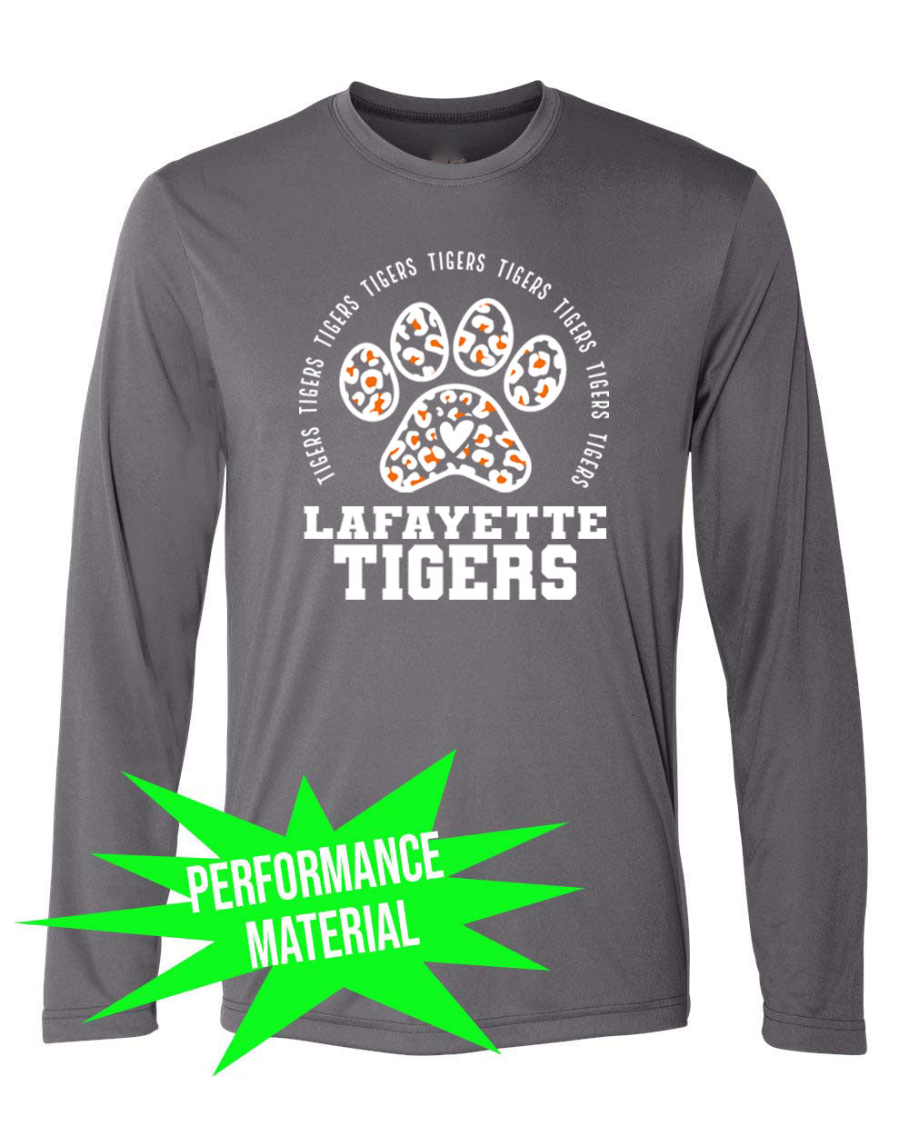 Tigers Design 9 Performance Material Long Sleeve Shirt