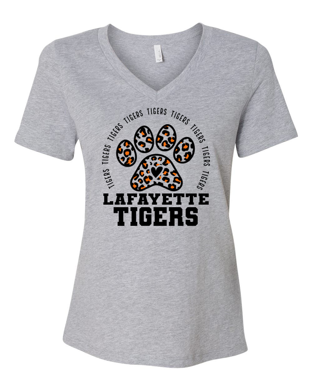 Lafayette Tigers Design 9 V-neck T-Shirt