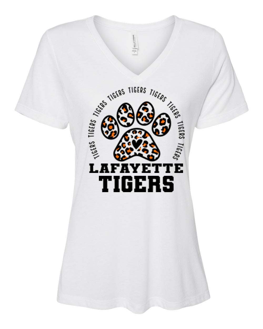 Lafayette Tigers Design 9 V-neck T-Shirt