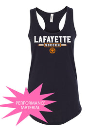 Lafayette Soccer Performance Racerback Tank Top Design 3