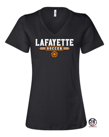 Lafayette Soccer V-neck T-Shirt Design 3