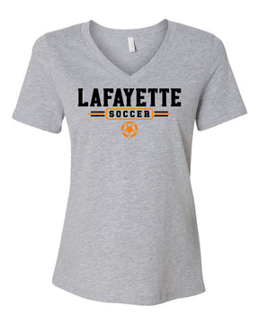 Lafayette Soccer V-neck T-Shirt Design 3