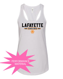 Lafayette Soccer Performance Racerback Tank Top Design 3