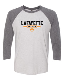 Lafayette Soccer raglan shirt Design 3
