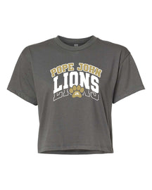 Lions Cheer Design 1 Crop Top