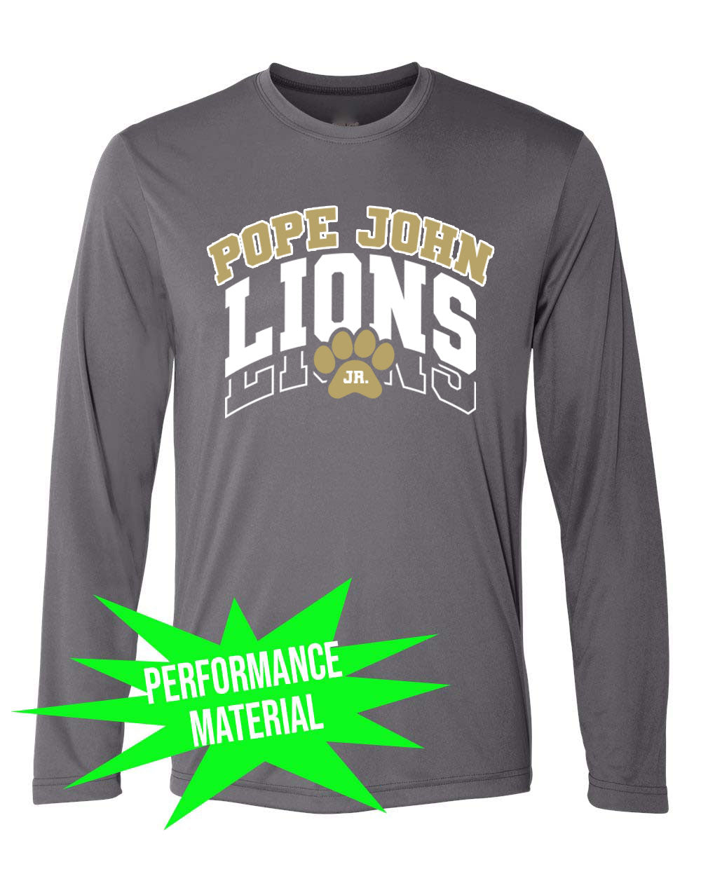 Lions Cheer Performance Material Design 1 Long Sleeve Shirt
