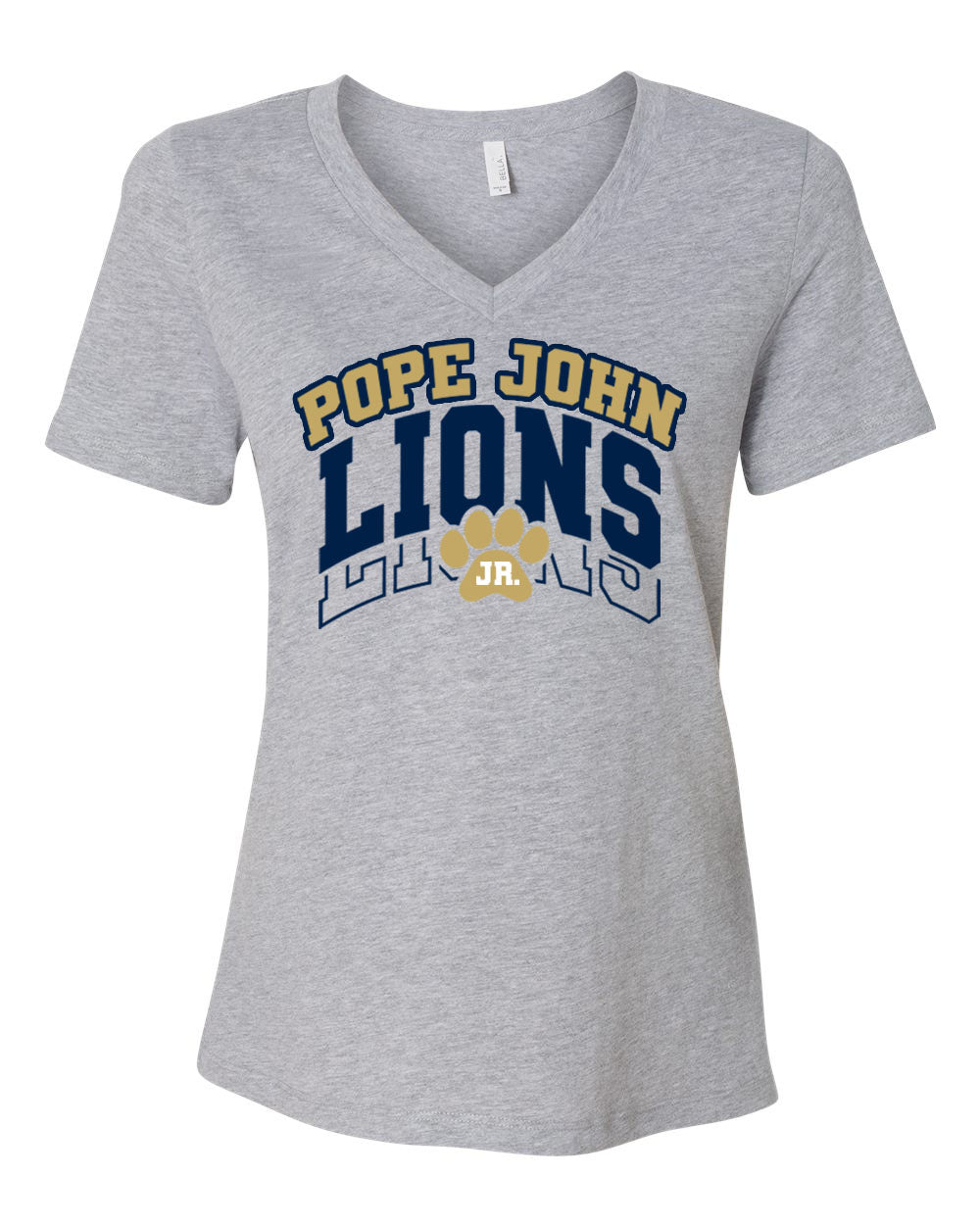 Lions Cheer Design 1 V-neck T-Shirt