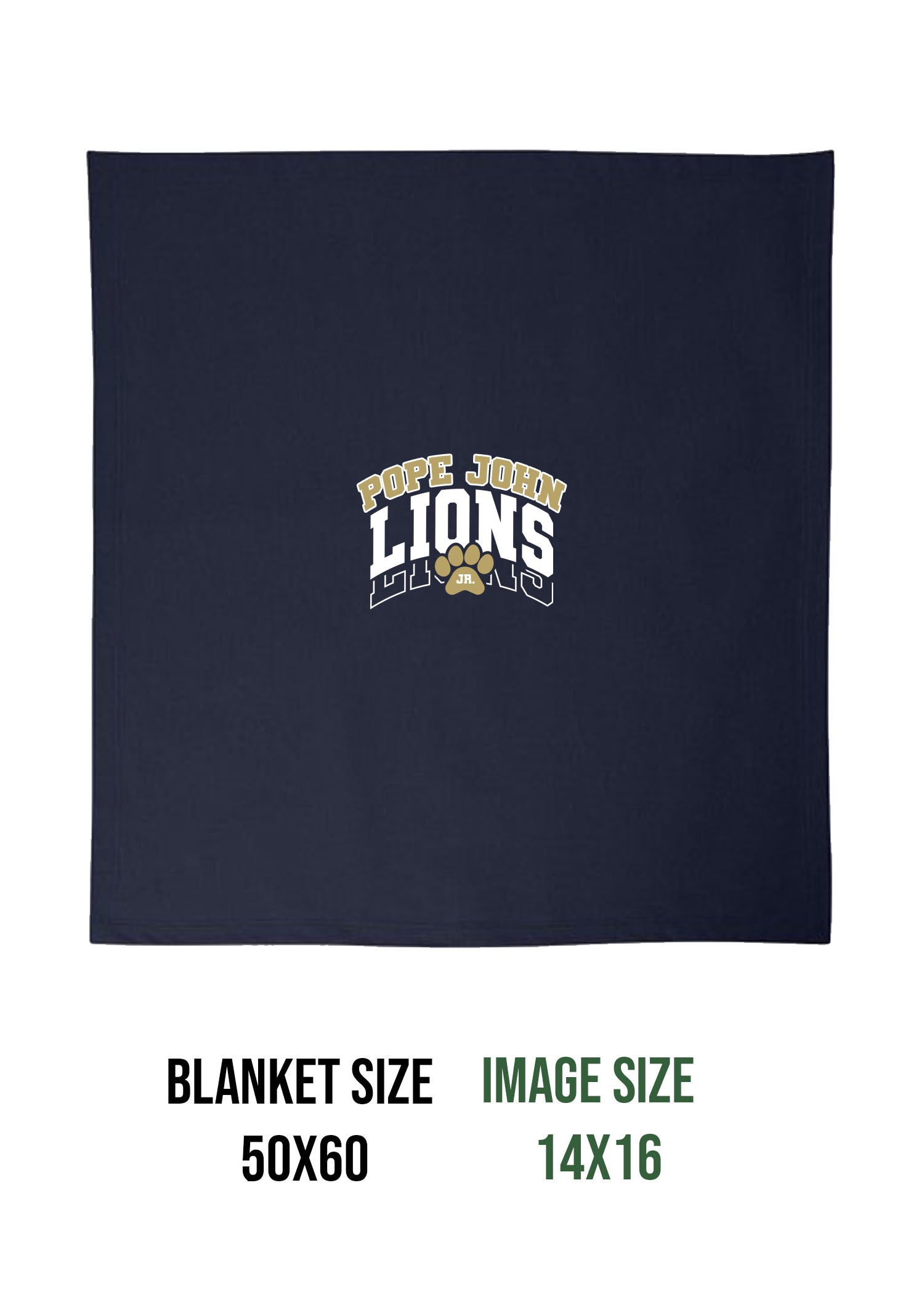 Lions Cheer Design 1 Blanket