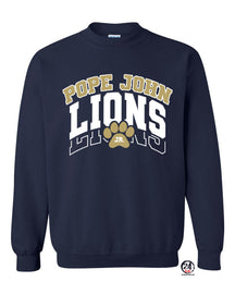 Lions Cheer Design 1 non hooded sweatshirt