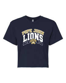 Lions Cheer Design 1 Crop Top