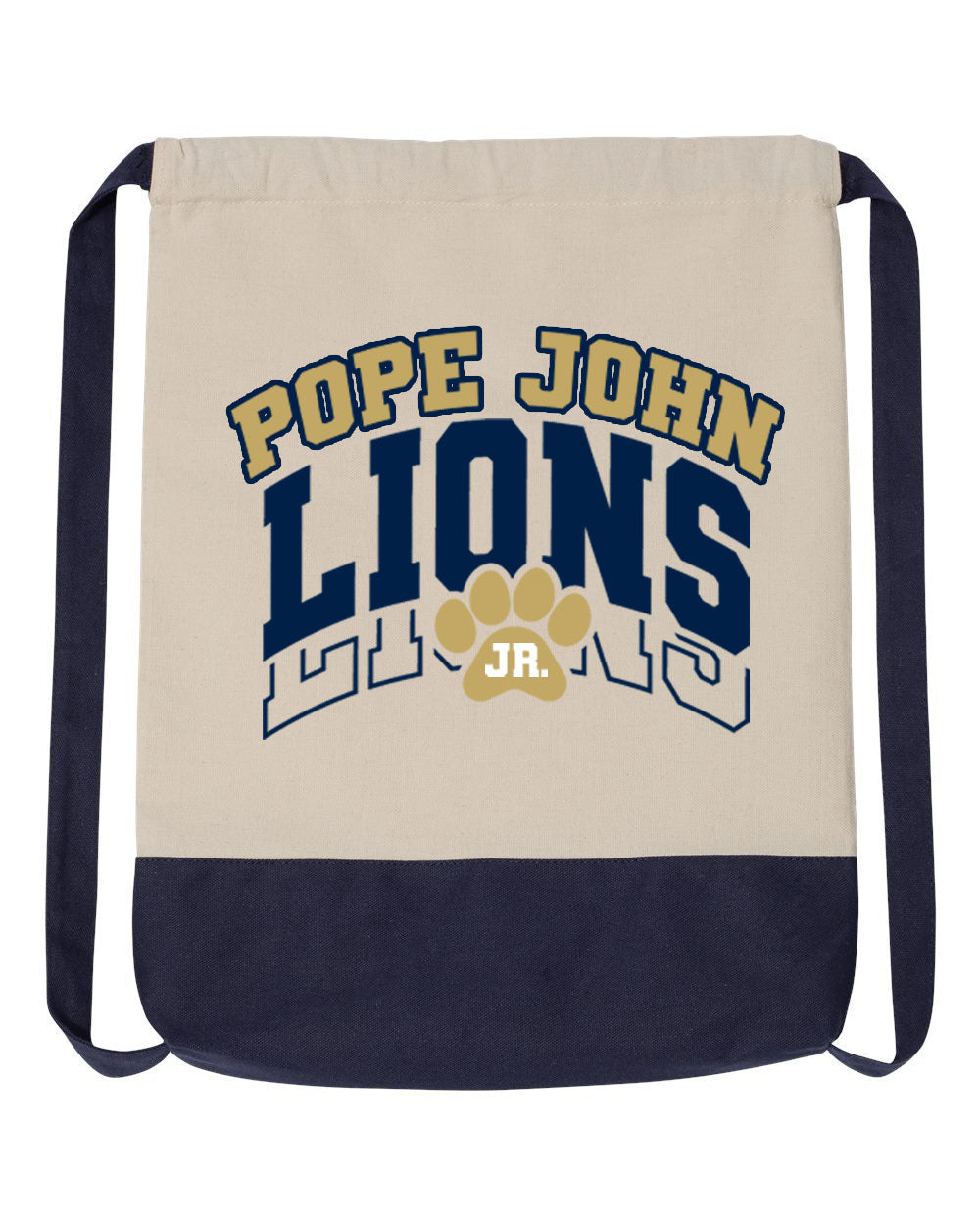 Lions Cheer design 1 Drawstring Bag