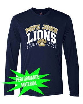 Lions Cheer Performance Material Design 1 Long Sleeve Shirt