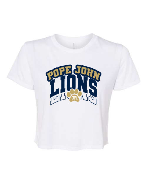 Lions Cheer Design 1 Crop Top