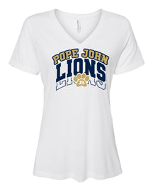 Lions Cheer Design 1 V-neck T-Shirt