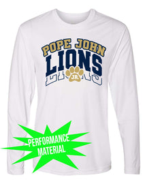 Lions Cheer Performance Material Design 1 Long Sleeve Shirt