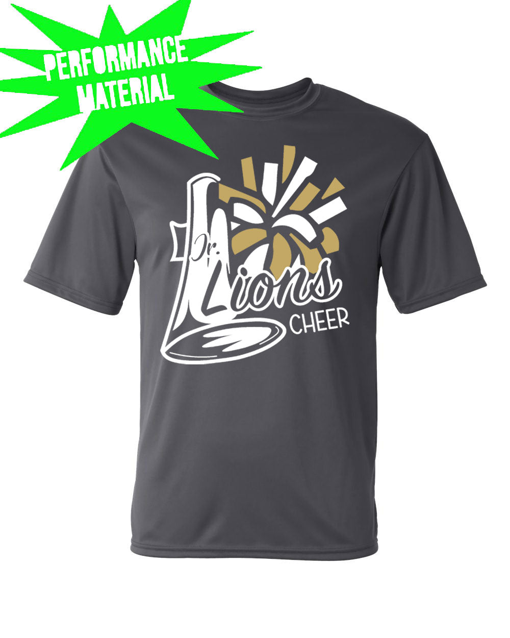 Lions Cheer Performance Material design 2 T-Shirt