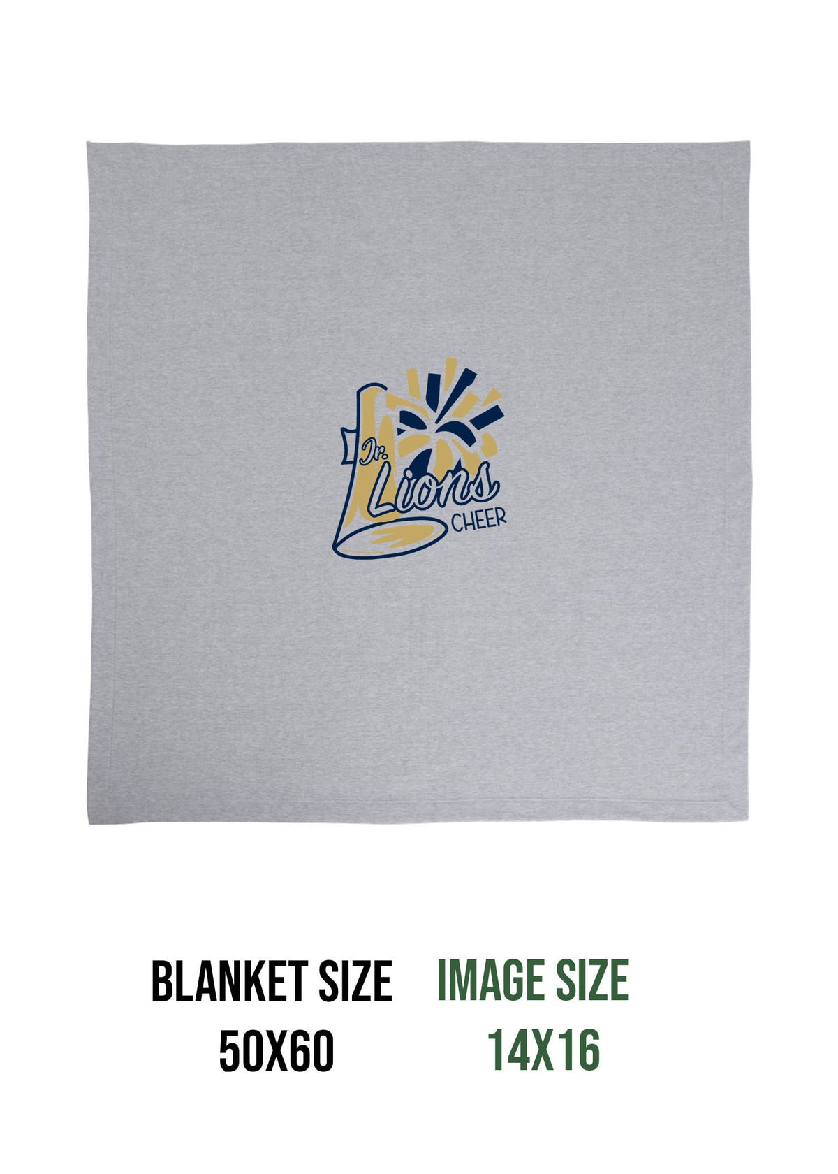 Lions Cheer Design 2 Blanket