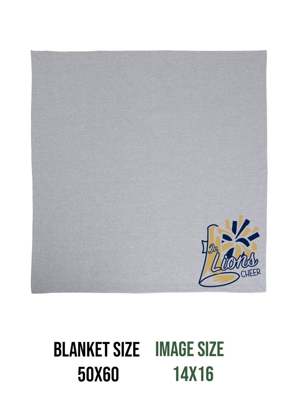 Lions Cheer Design 2 Blanket