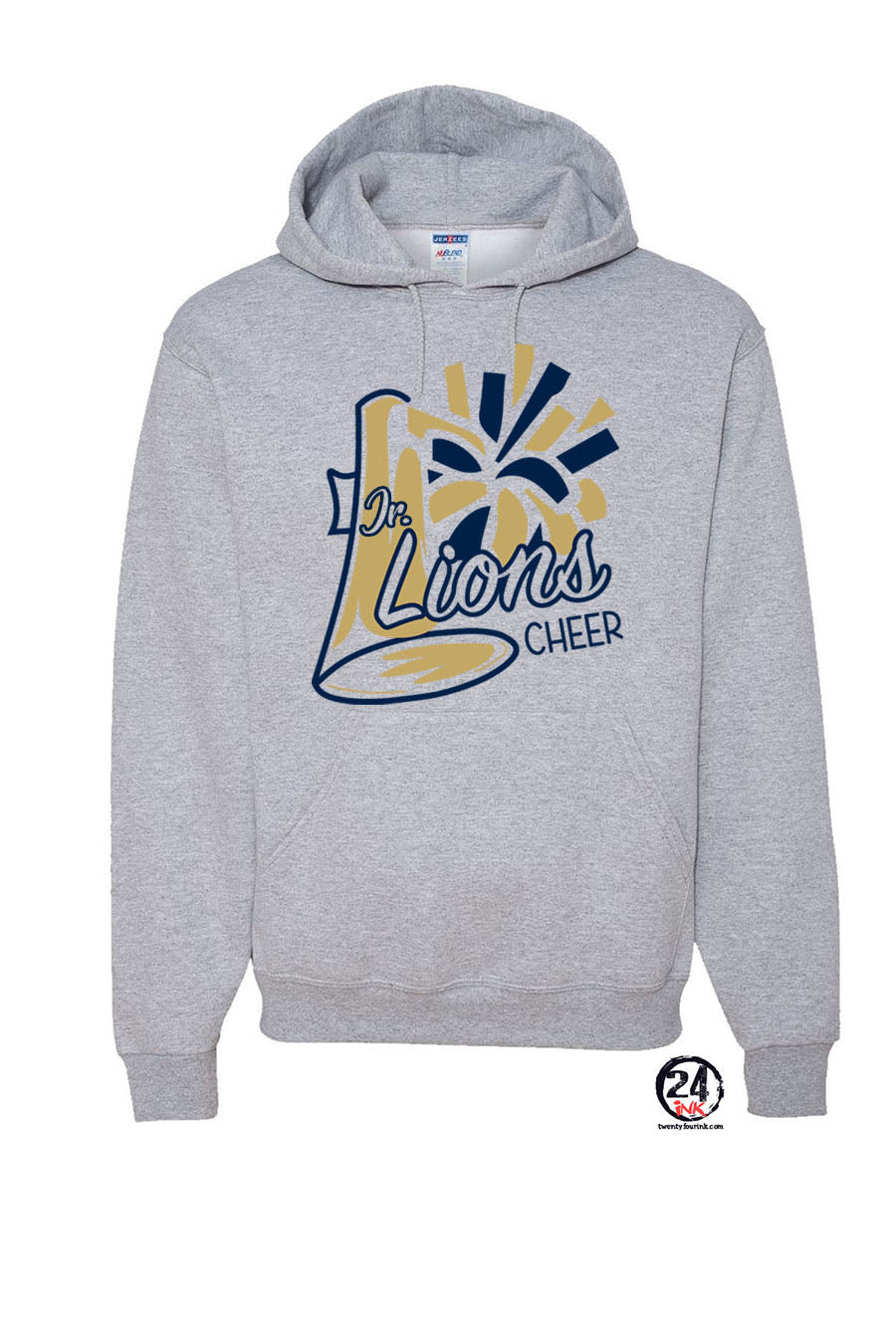 Lions Cheer Design 2 Hooded Sweatshirt