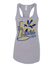 Lions Cheer Design 2 Racerback Tank Top