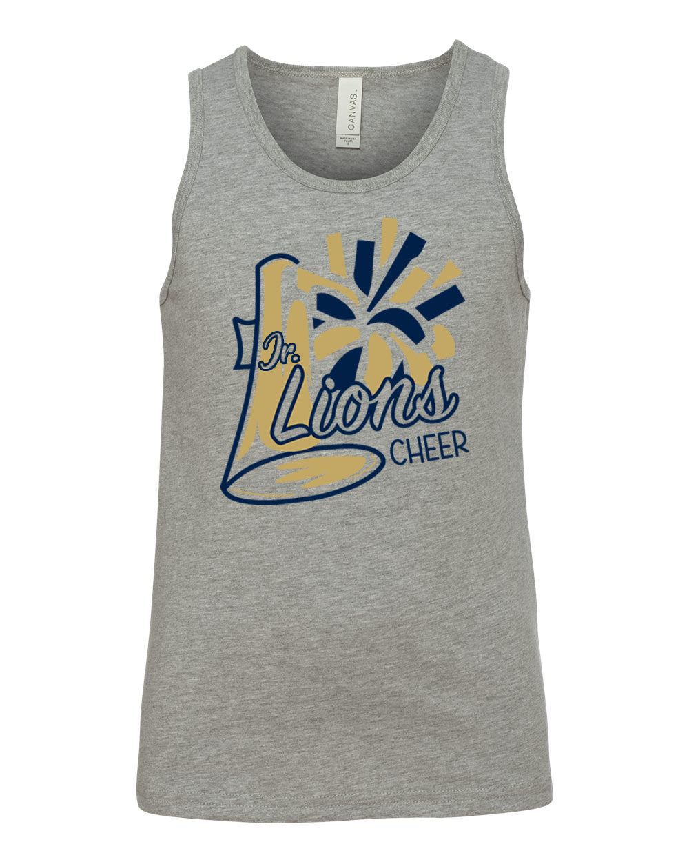 Lions Cheer design 2 Muscle Tank Top