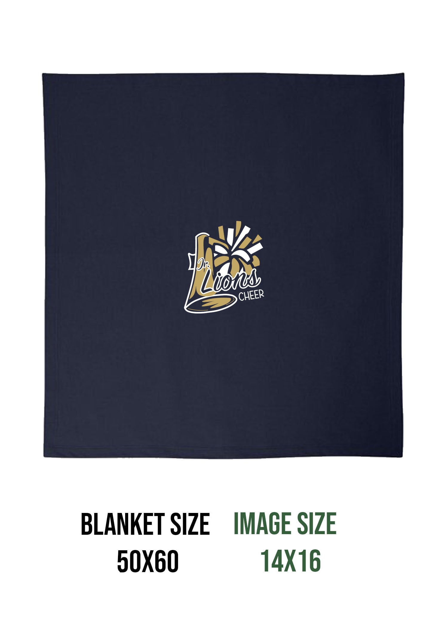 Lions Cheer Design 2 Blanket