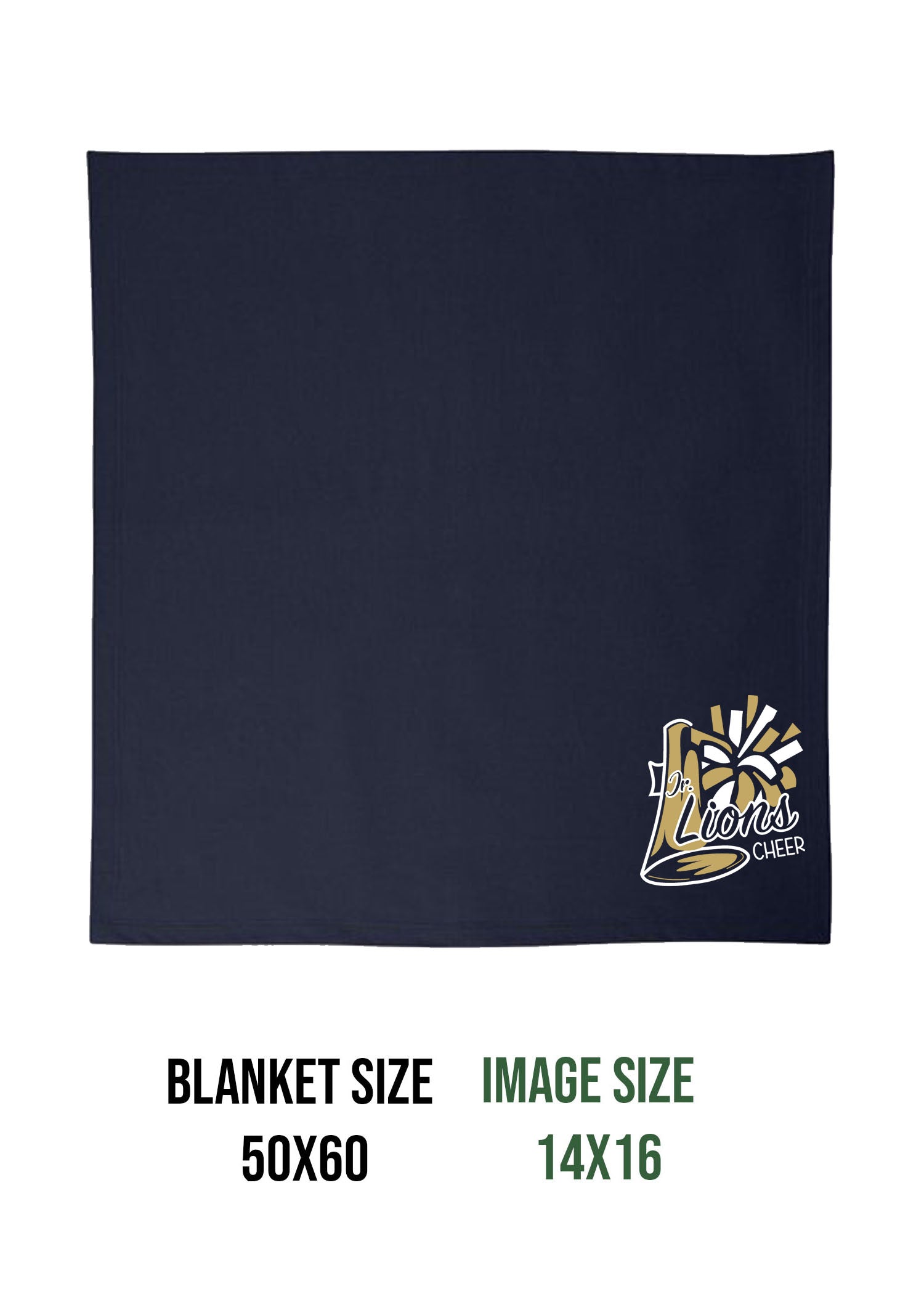 Lions Cheer Design 2 Blanket