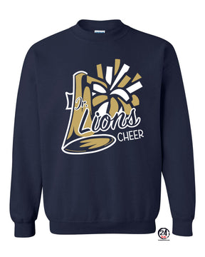 Lions Cheer Design 2 non hooded sweatshirt