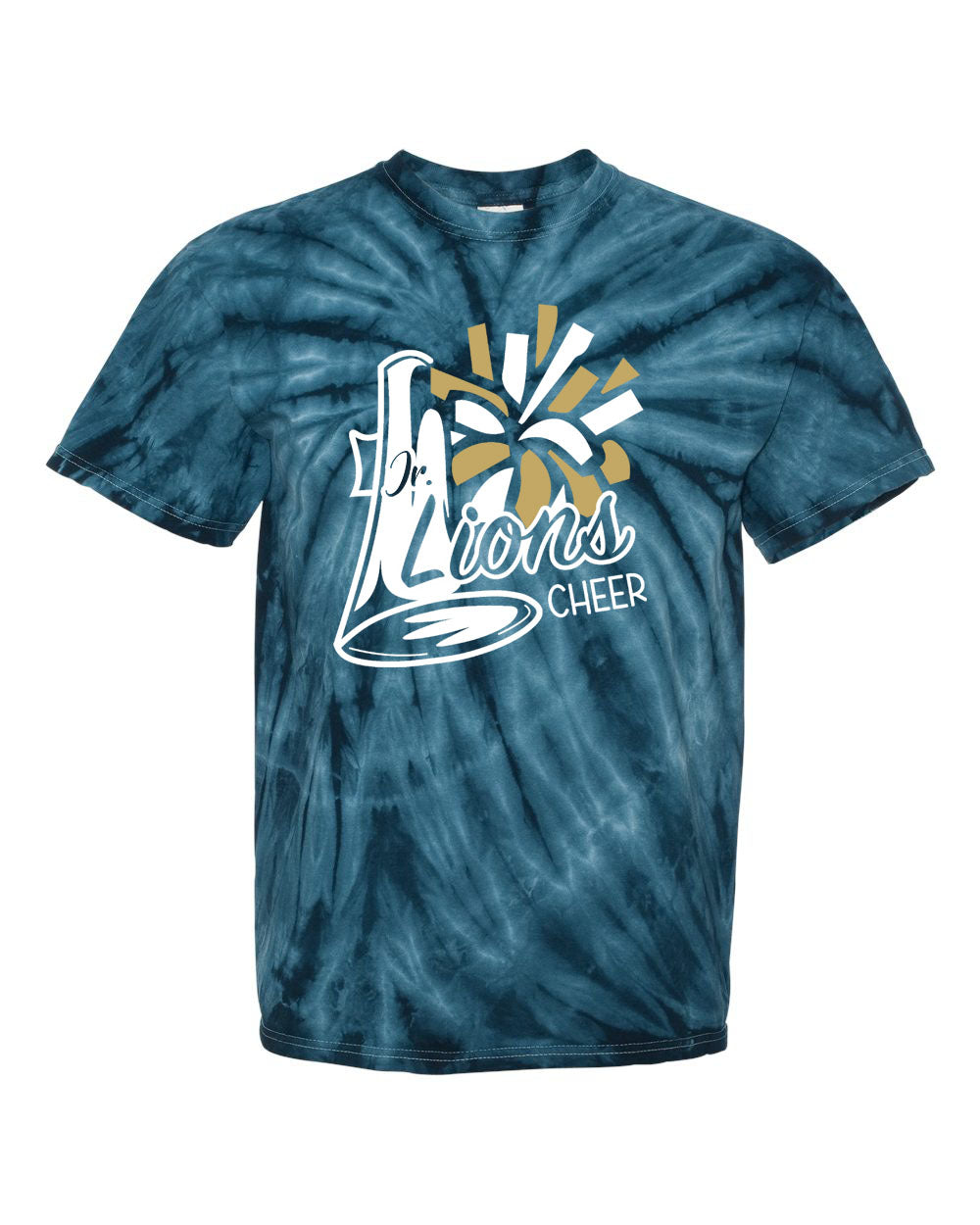 Lions Cheer Design 2 Tie Dye t-shirt