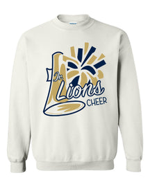 Lions Cheer Design 2 non hooded sweatshirt