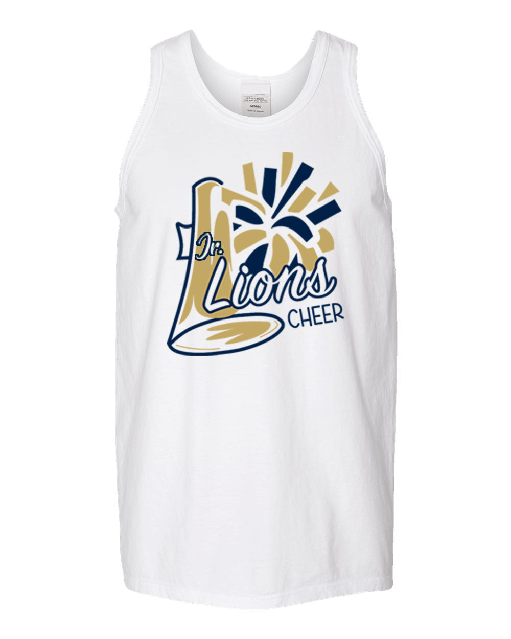 Lions Cheer design 2 Muscle Tank Top