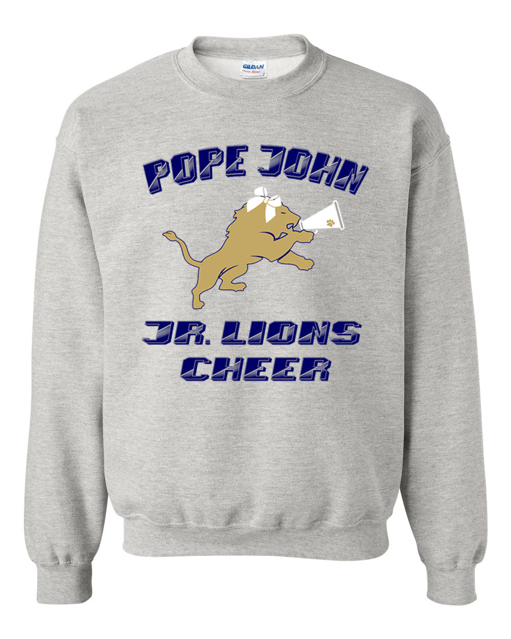 Lions Cheer Design 3 non hooded sweatshirt