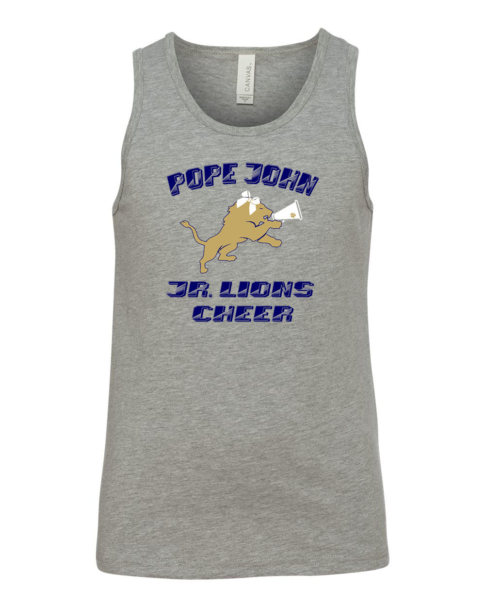 Lions Cheer design 3 Muscle Tank Top