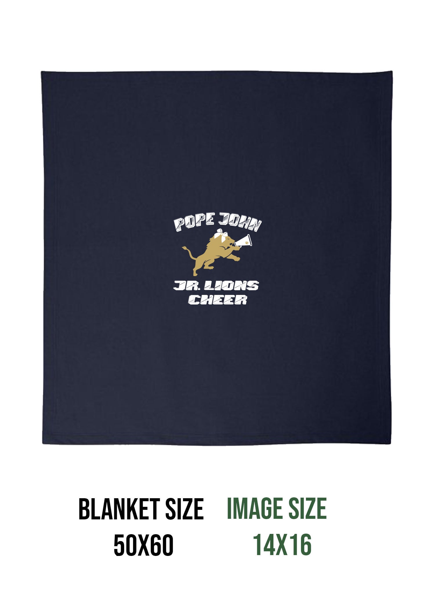 Lions Cheer Design 3 Blanket