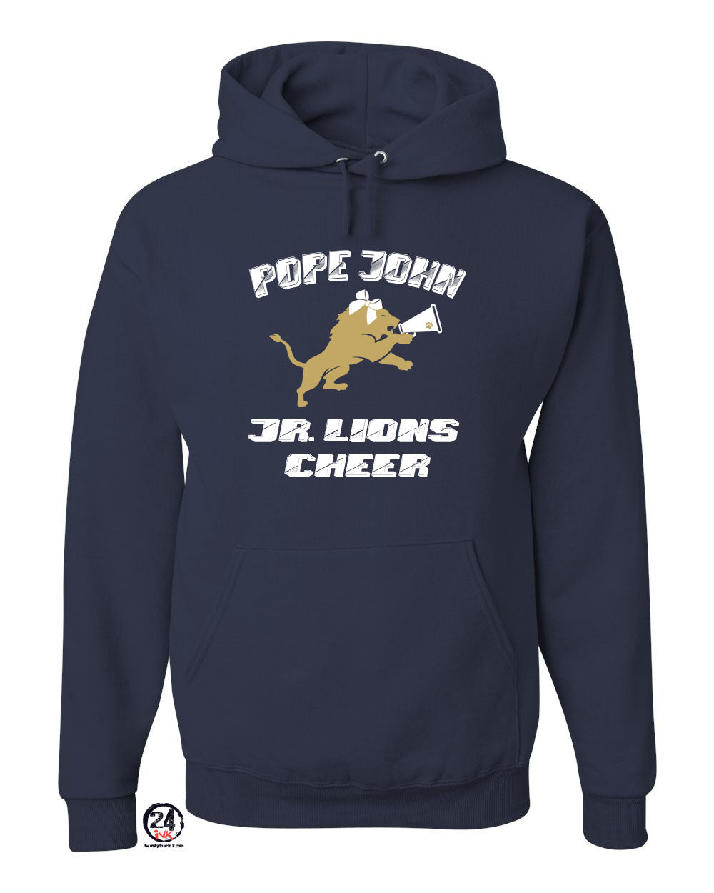 Lions Cheer Design 3 Hooded Sweatshirt