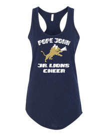 Lions Cheer Design 3 Racerback Tank Top