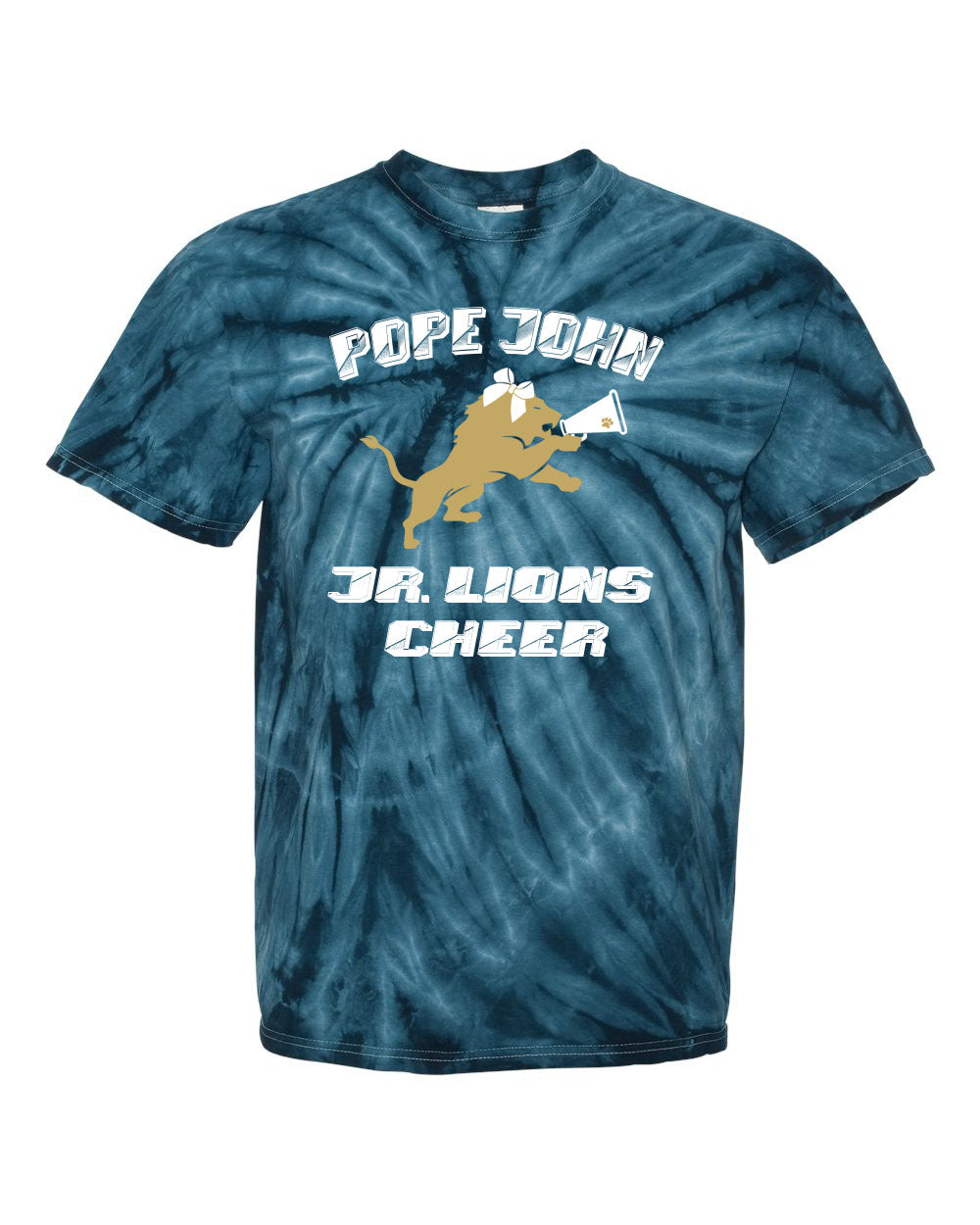 Lions Cheer Design 3 Tie Dye t-shirt